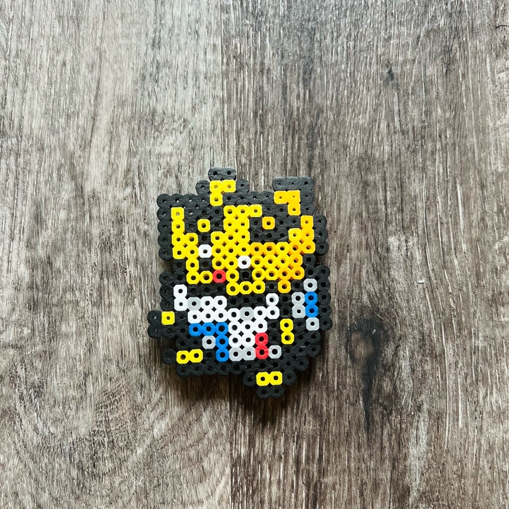 Anime Togepi Pokemon Manga handmade perler beads magnet collectible